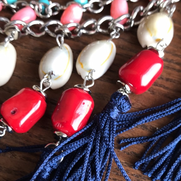 Tommy Bahama cowrie shell coral necklace - Picture 6 of 6